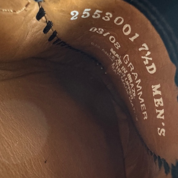 BASS Grammer Black Leather Tassel Fringe Loafers Size Men’s 7.5 - Picture 5 of 11